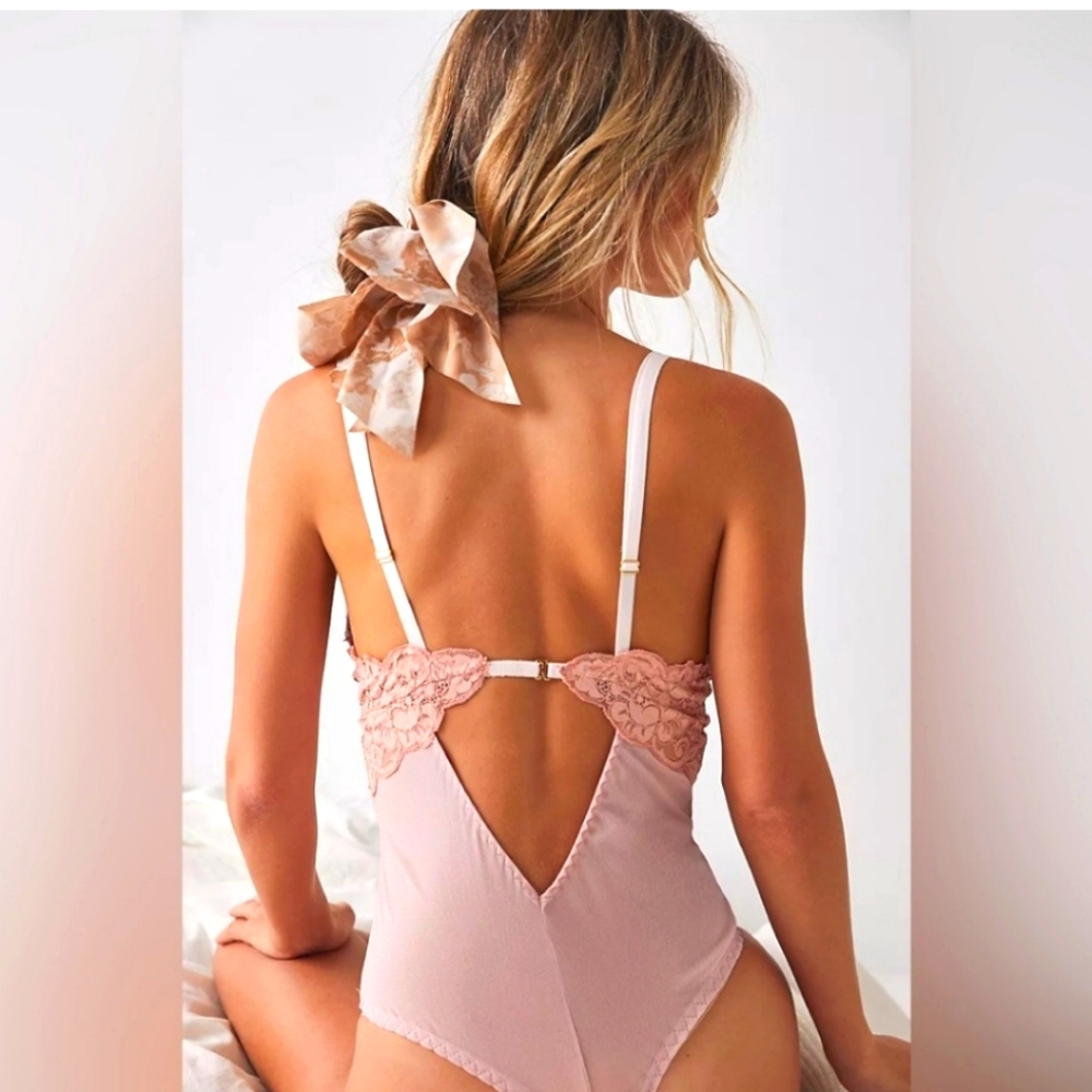 We Are Hah Bust Out Bodysuit- Sheer Violet - Picture 2 of 4